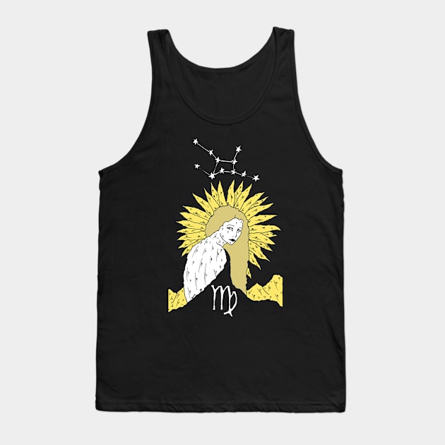 Virgo by Allie Hartley Tank Top by AllieHartleyArt